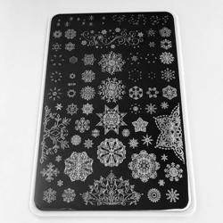 Diamonds in Ice (CjSC-14) - Stampingplade, Clear Jelly Stamper